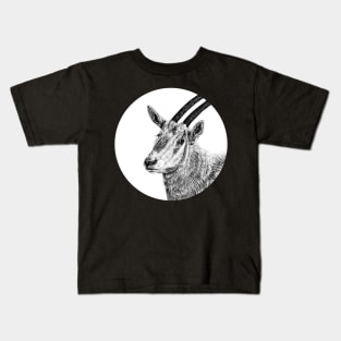 Scimitar-horned oryx Kids T-Shirt